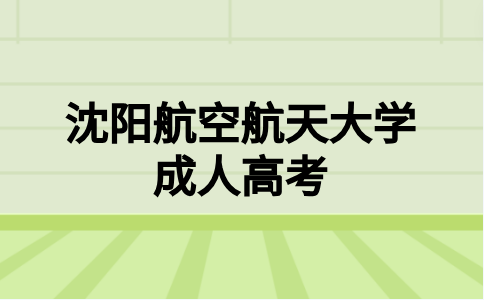 年纪大可以报考沈阳航空航天大学成考吗