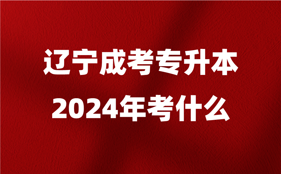 辽宁成考专升本考什么