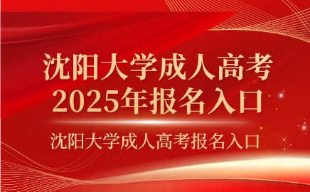 沈阳大学成人高考报名入口